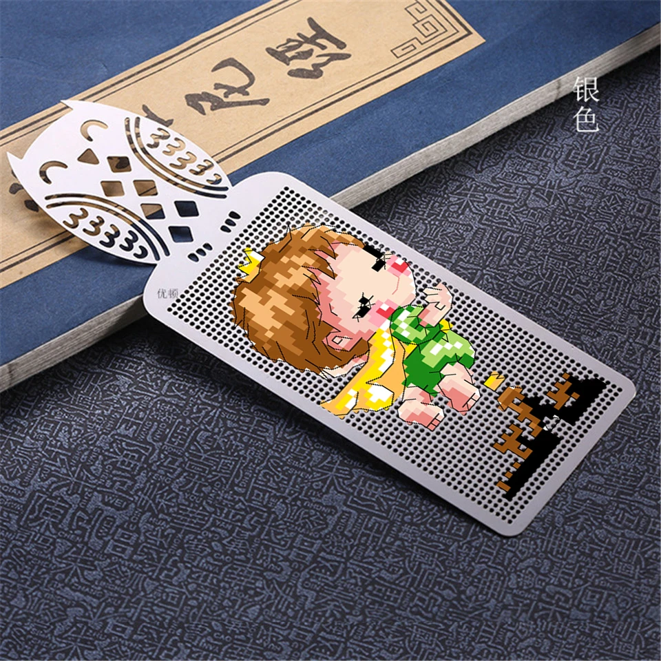 HH сделай сам вышивка крестиком искусственное серебряное золото | Дом и сад