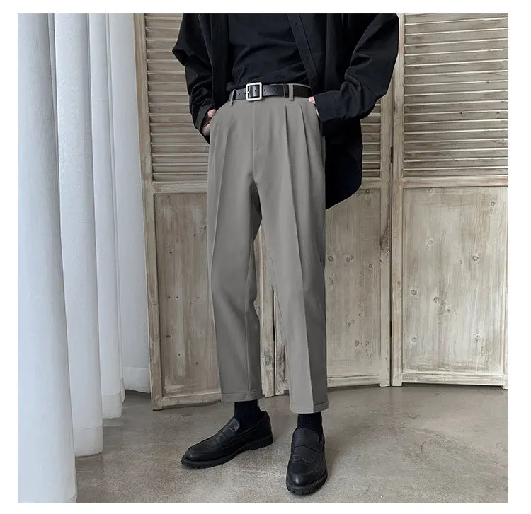 Весна Осень 2020 новые молодежные однотонные свободные брюки модные повседневные