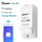 Интеллектуальный выключатель света Sonoff POW R2 16A умный переключатель Wi-Fi для eWelnk приложение в режиме реального времени Мощность потребления автоматизации Совместимость с Alexa Google Home