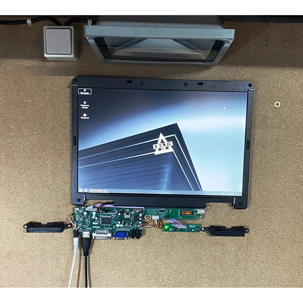 HDMI-совместимый + DVI аудио VGA набор для платы ЖК-контроллер дисплей 18 5 &quotLM185WH1 1366*768