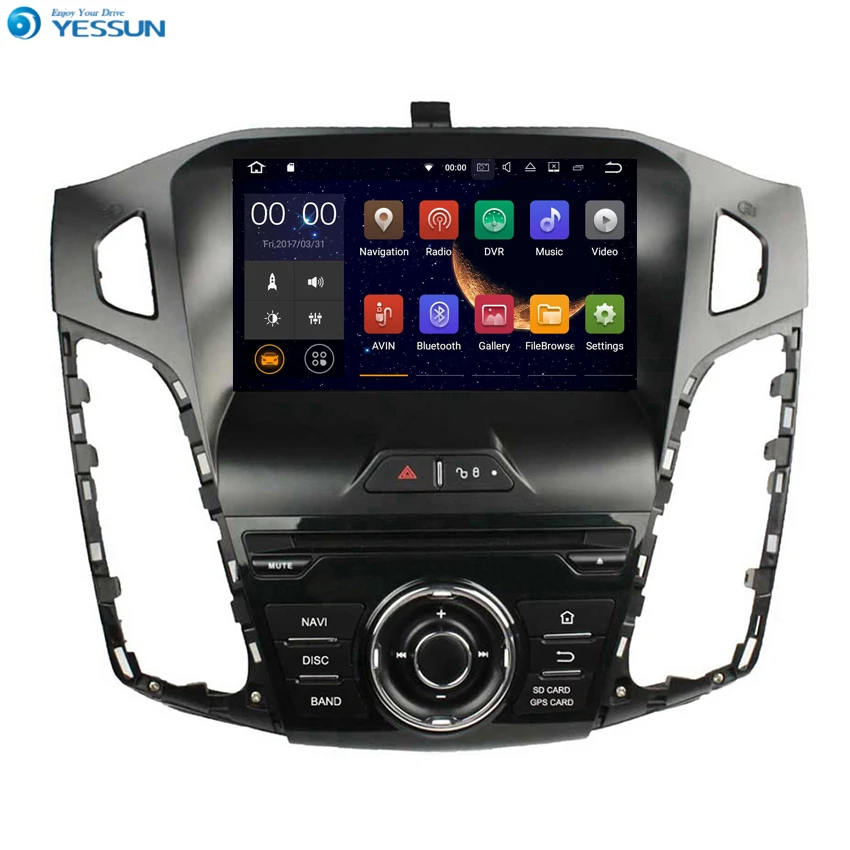 Мультимедийная система Yessun для Ford Focus 2012 Android автомобильное радио стерео