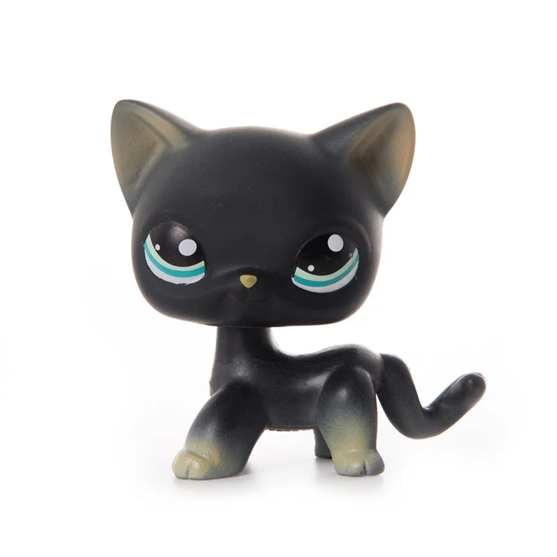 

Original Little Pet Shop LPS Cat Collection Rare Standing Shorthair Old Kittens High Quality Action Figure Model Toys Kids Gift