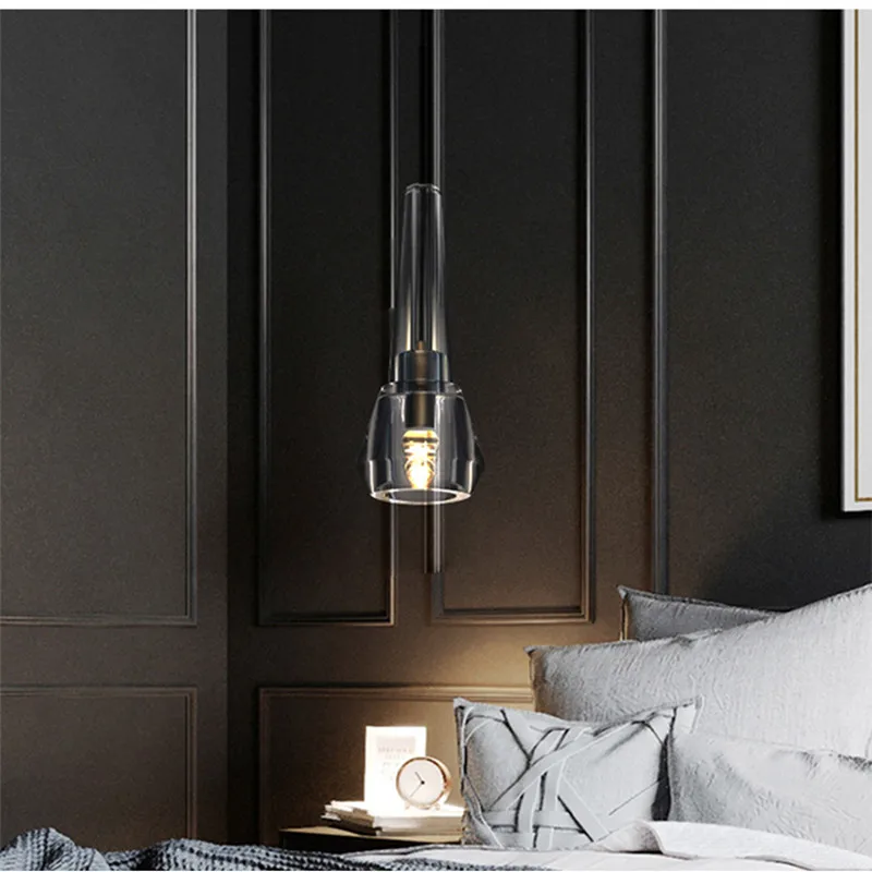 Роскошный Постмодернистский Медный Подвесной светильник для спальни