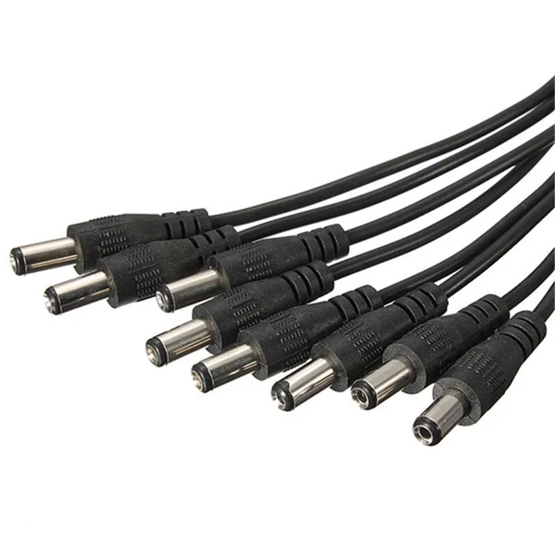 12V разделитель мощности постоянного тока штепсельная вилка 1 мама к 8 папа CCTV