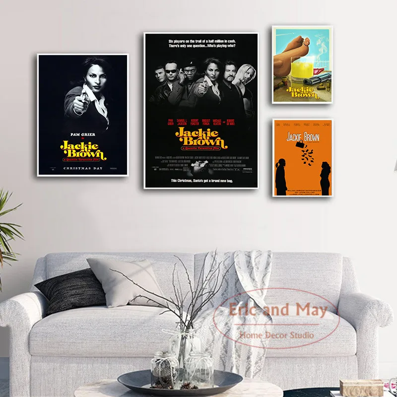 Картина из сериала Джеки Браун настенный постер и печать на холсте винтажный