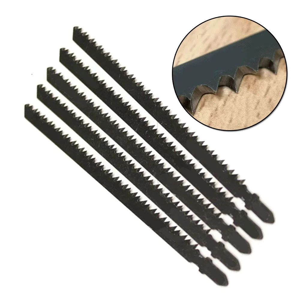 

6Pcs T744D Jig Saw Blade T-Shank Blade Metal Wood Cork Particle Board Cutting Woodworking Electric Power Tool Part