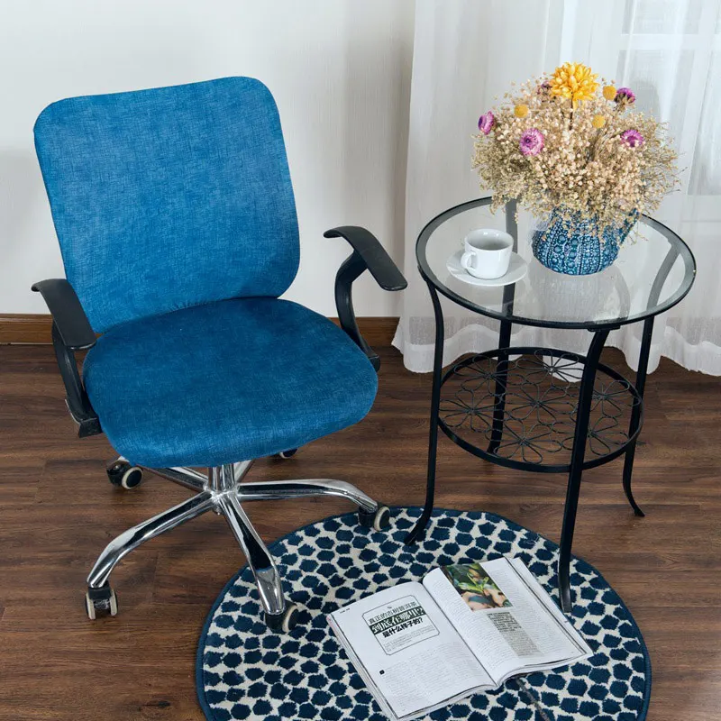 Эластичный универсальный чехол для офисного кресла с разрезом пылезащитный