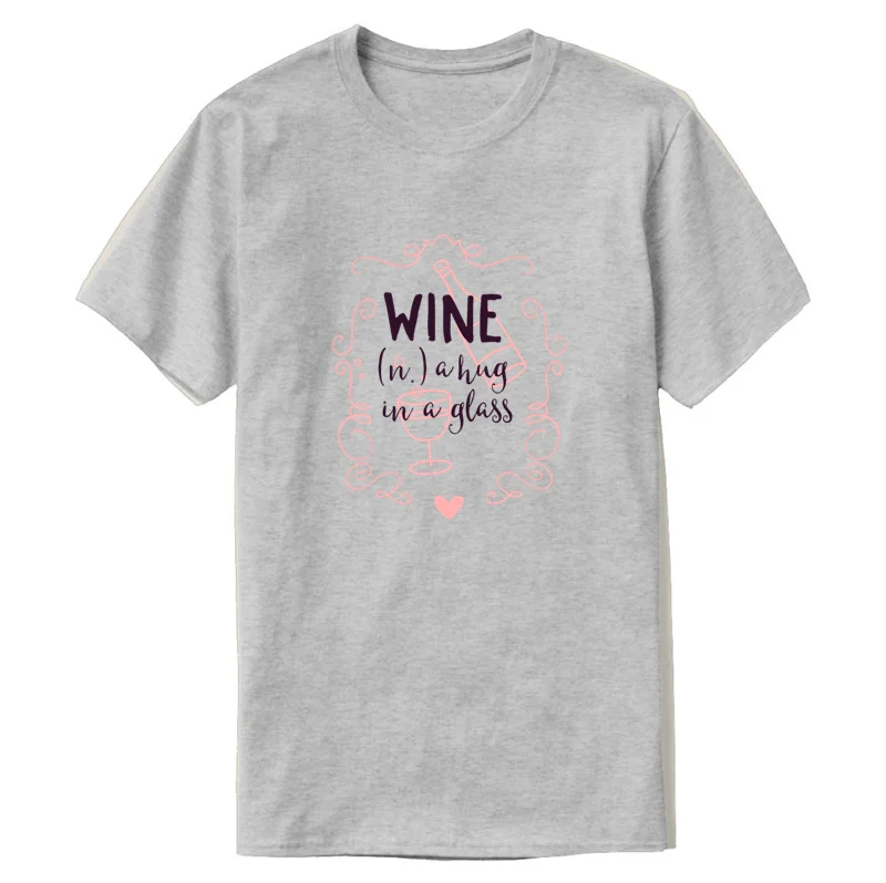 Мужская футболка с надписью Super Wine Definition A Hug In glass 2020 хипстерская Базовая