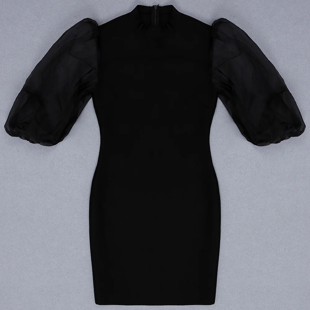 Летний стиль облегающее Бандажное платье 2020 сексуальное с коротким рукавом