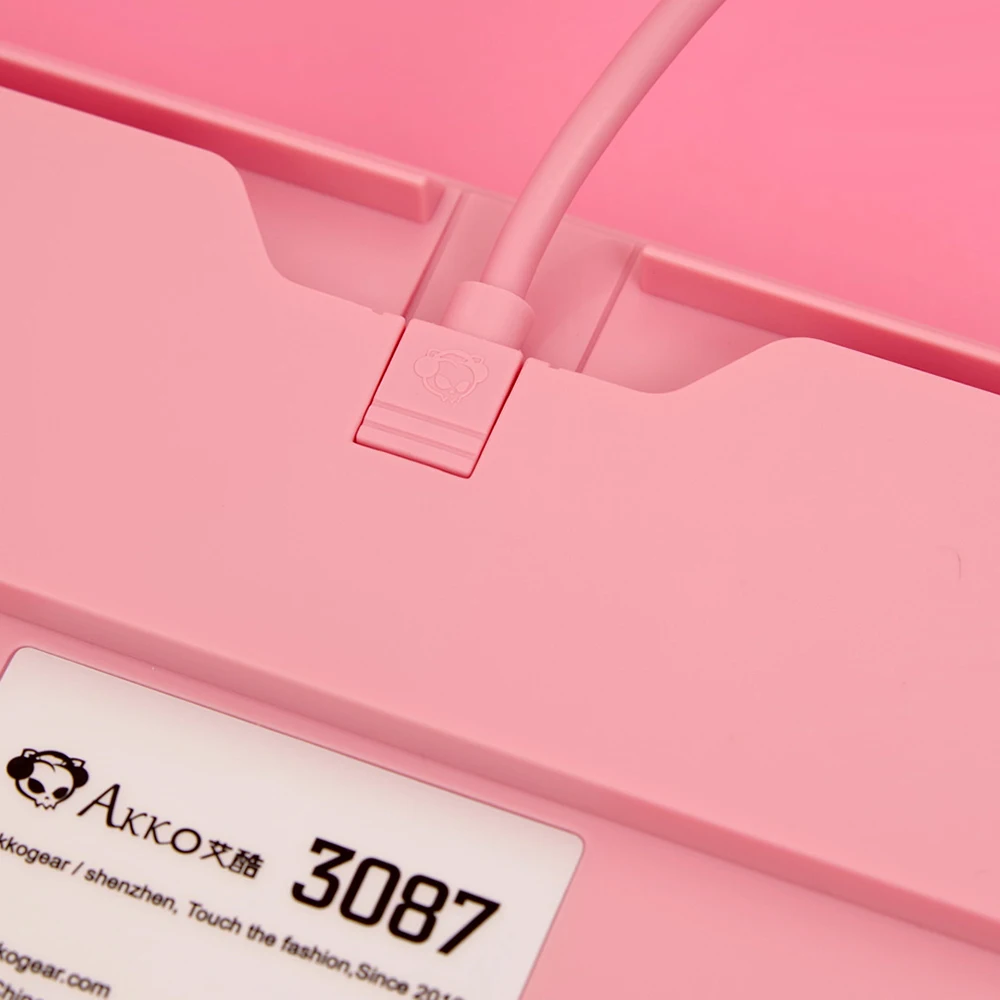 Игровая механическая клавиатура AKKO 3087 Cool 87 клавиш PBT usb type C Проводная игровая 1 мс