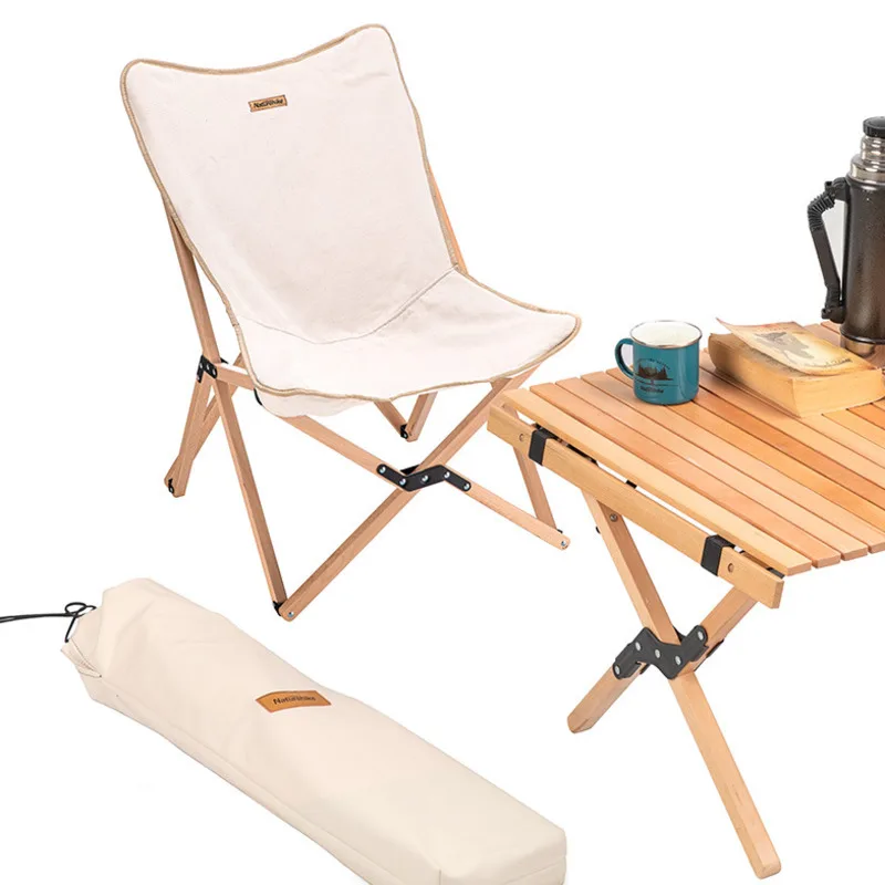 Стул Складной из массива дерева для пикника портативный стул кемпинга | Спорт и