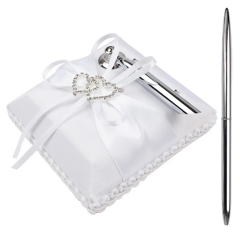 Присутствие гостей на свадьбе Набор держателей для книг с двойным бантом в виде