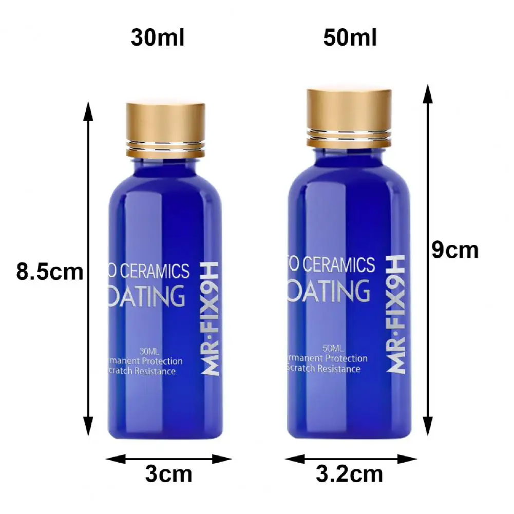 30/50ml Car Liquid Ceramic Coat Glossy Scratches Remover Paint Care Auto Super Hydrophobic Glass Coating Polish for Vehicle |