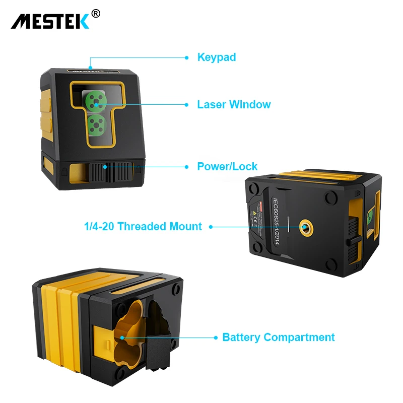 Лазерный уровень самонивелирующийся горизонтальный и вертикальный