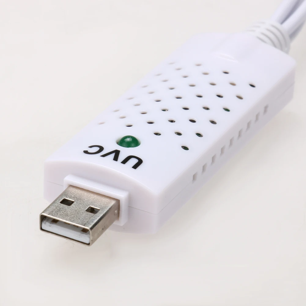 USB 2 0 конвертер аудио видео Захват адаптер устройство захвата для Win XP 7 8 10|Кабели
