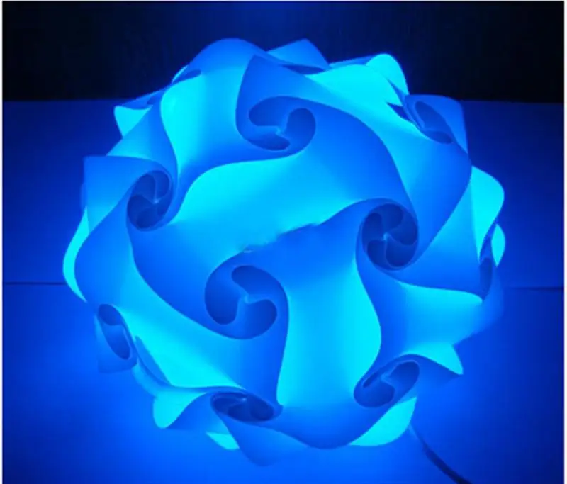 40 см модный подвесной абажур сделай сам Потолочная подвеска головоломка лампа