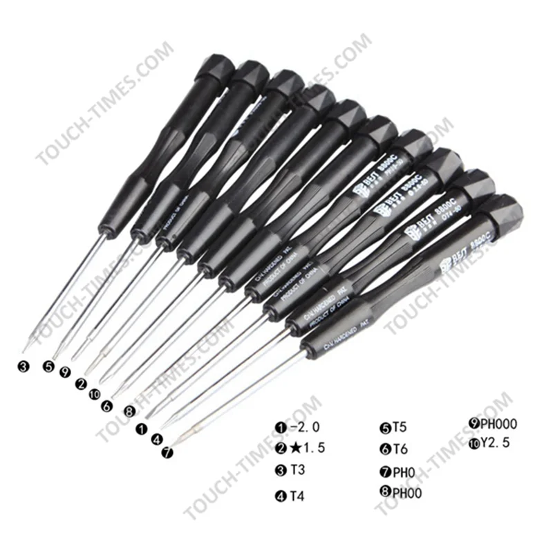 Набор отверток 10 в 1 инструменты для ремонта телефонов iphone Nokia Samsung Sony LG