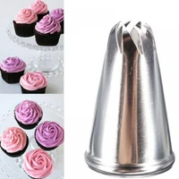 stainless steel drop flower tips cake nozzle cupcake sugar crafting icing piping nozzles molds pastry tool drop shipping
