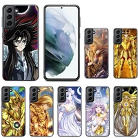 saint seiya anime phone case for samsung s8 s9 s10 s20 plus 5g lite note 20 ultra pc nax fundas cover