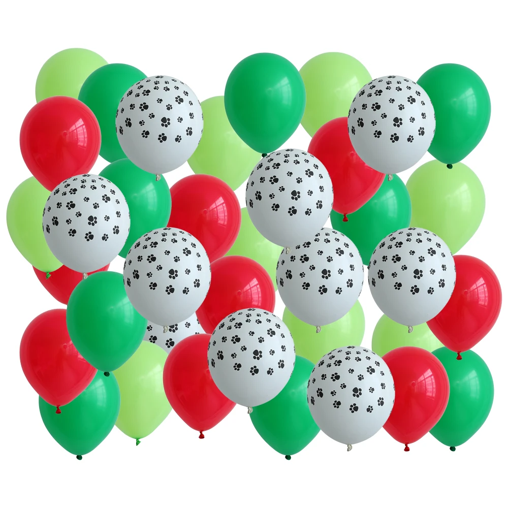 40 шт. латексные воздушные шары в виде собачьей лапы | Дом и сад
