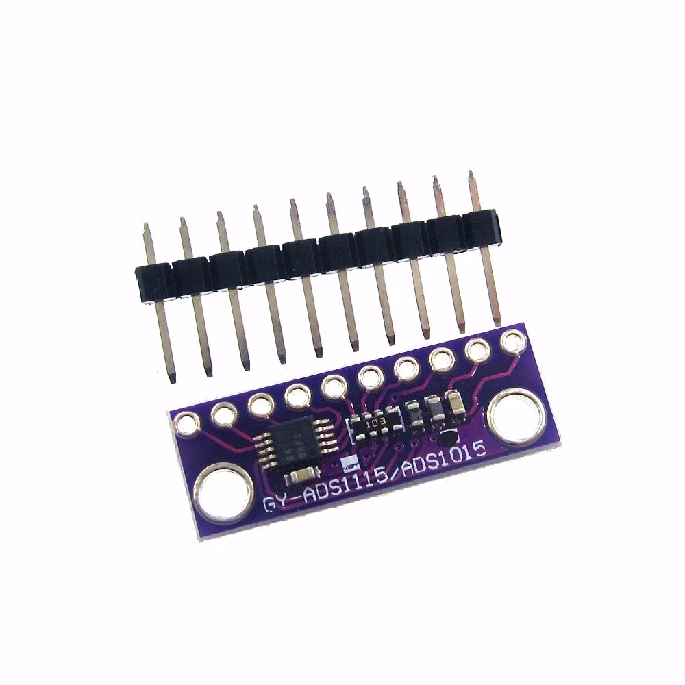 I2C ADS1115 ADS1015 16 бит АЦП 4 канала модуль усилителя с программируемый усилитель 2,0 V до 5,5 V