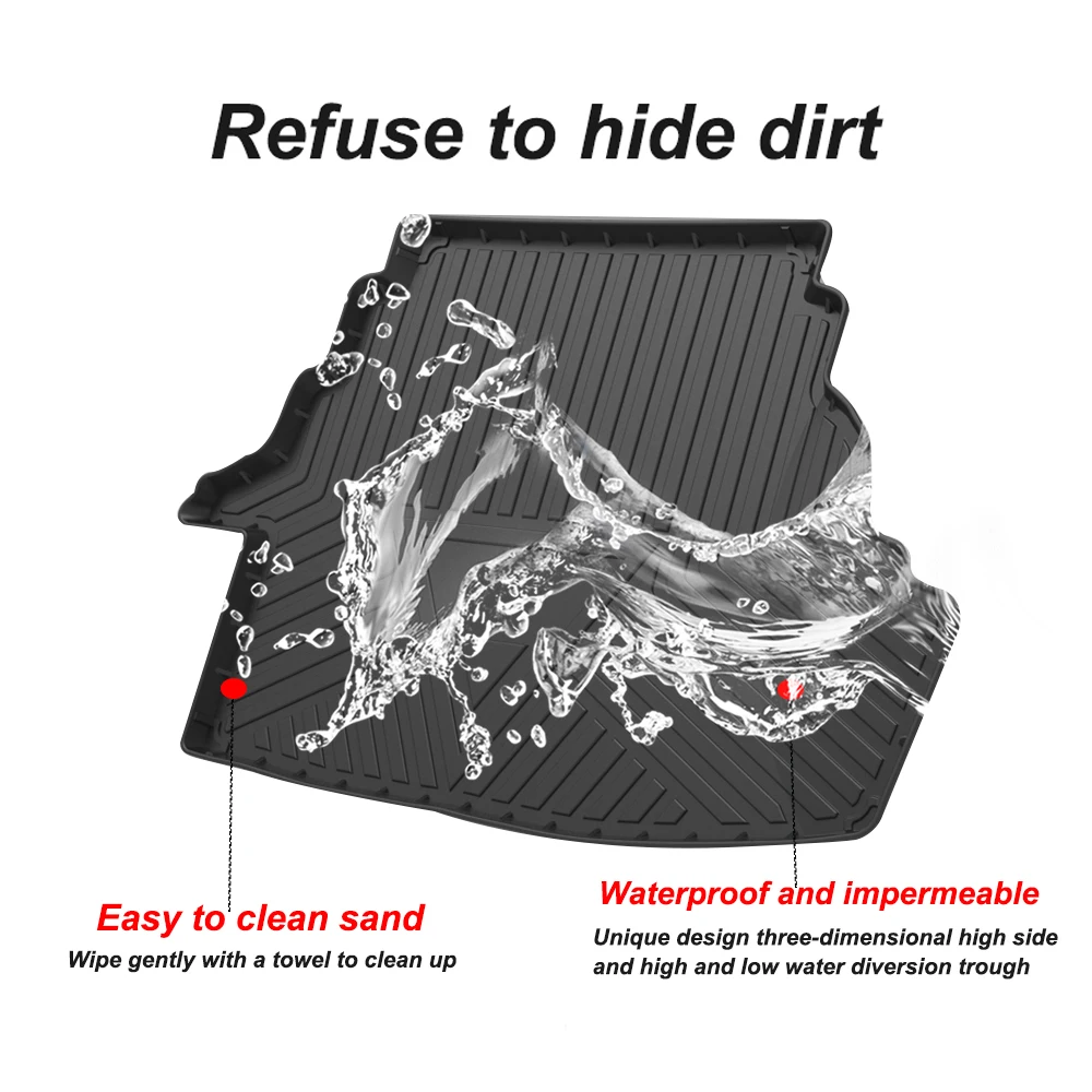 Коврик для багажника Toyota Camry 2007-2008 2009 2010 автомобильные водонепроницаемые