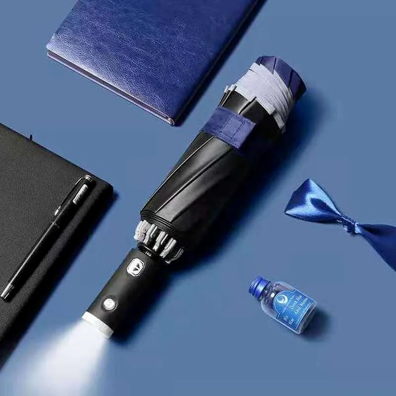 Ветрозащитный двойной автоматический складной зонт для мужчин и женщин 10