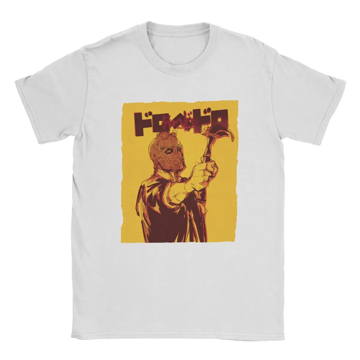 

Аниме футболки Dorohedoro для мужчин и женщин из чистого хлопка сумасшедшие футболки с круглым вырезом футболки с коротким рукавом идея для пода...