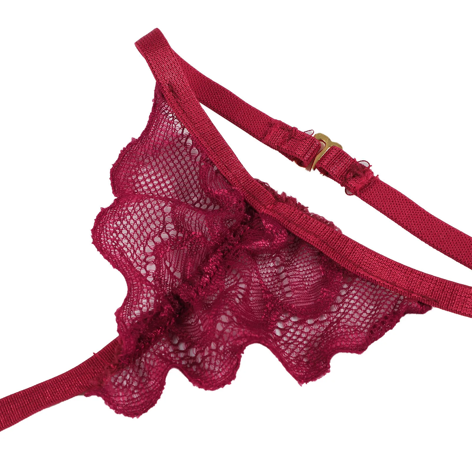 

Flower Lace Halter Bra Panties Garter Exotic Sets Women Exotic Underwear See Through Sexy Lingerie Set Nightwear Lenceria Mujer