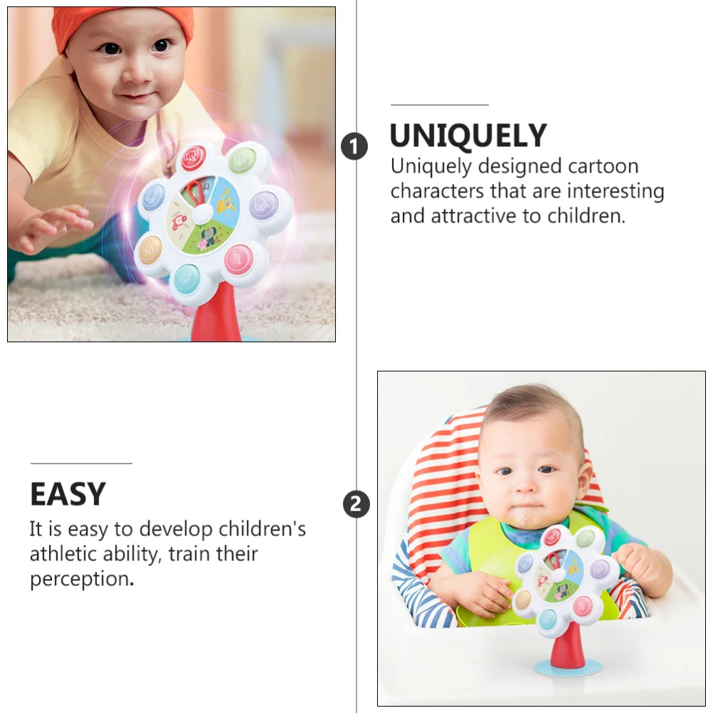 

1 Pc Ferris Wheel Toy Table Sucker Toy Electric Baby Plaything