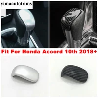 transmission gear shift shifter knob gear head handle accessories cover trim fit for honda accord 10th 2018 2019 2020 2021 2022