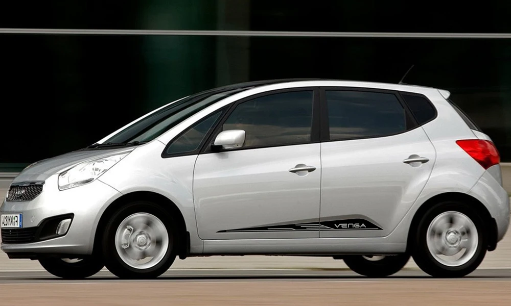 2 шт. наклейки на юбку для двери автомобиля Kia Venga Автомобильная виниловая пленка гонки спорт DIY Наклейка автомобильный Стайлинг принадлежности для тюнинга