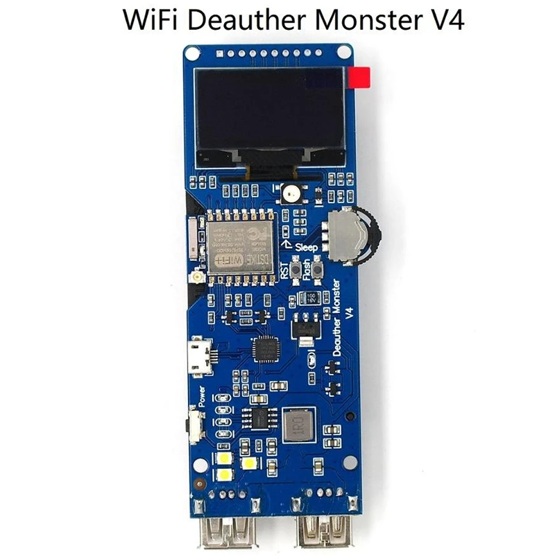 Wi-Fi Deauther Монстр V4 Esp8266 18650 макетная плата Защита от неправильной полярности