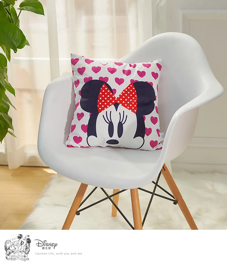 Disney мультфильм Подушка диван офис Удобная подушка спинка кровати модная подушка для автомобиля 40*40 см
