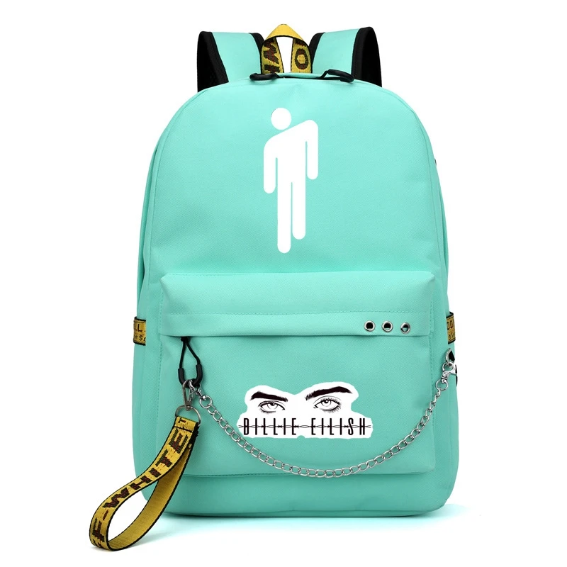 Girls Backpacks 3 Новинка, зарядка через Usb, рюкзаки для девочек, Billie Eilish, школьные рюкзаки для подростков, дорожный рюкзак для ноутбука, женский рюкзак, сумка Sac A Dos Femme - Цвет: Girls Backpacks 3