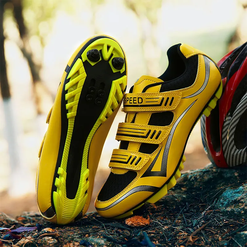 

Men Professional Road Cycling Shoes Self-locking Ultralight Bicycle Sneakers Outdoor Mountain Bike Shoes MTB Cycling Shoes