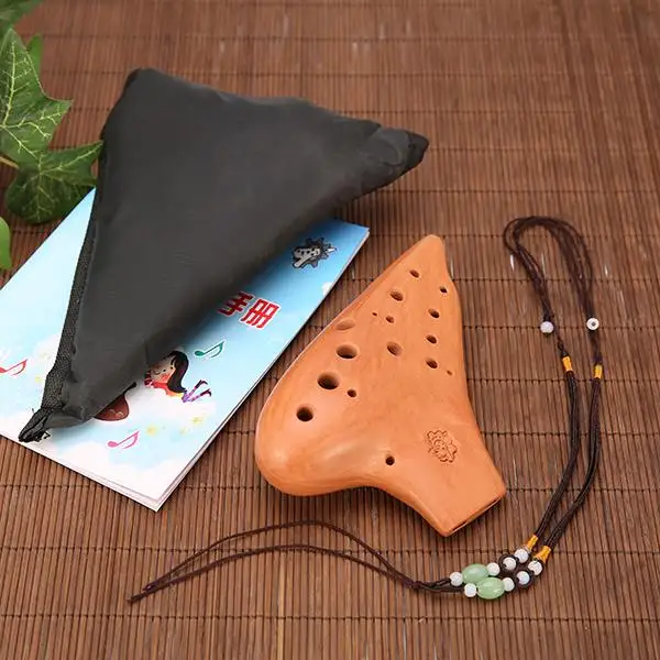 

Zero 16 Hole Ocarina Multi Chamber Ocarina Terracotta Alto C Double Ocarina