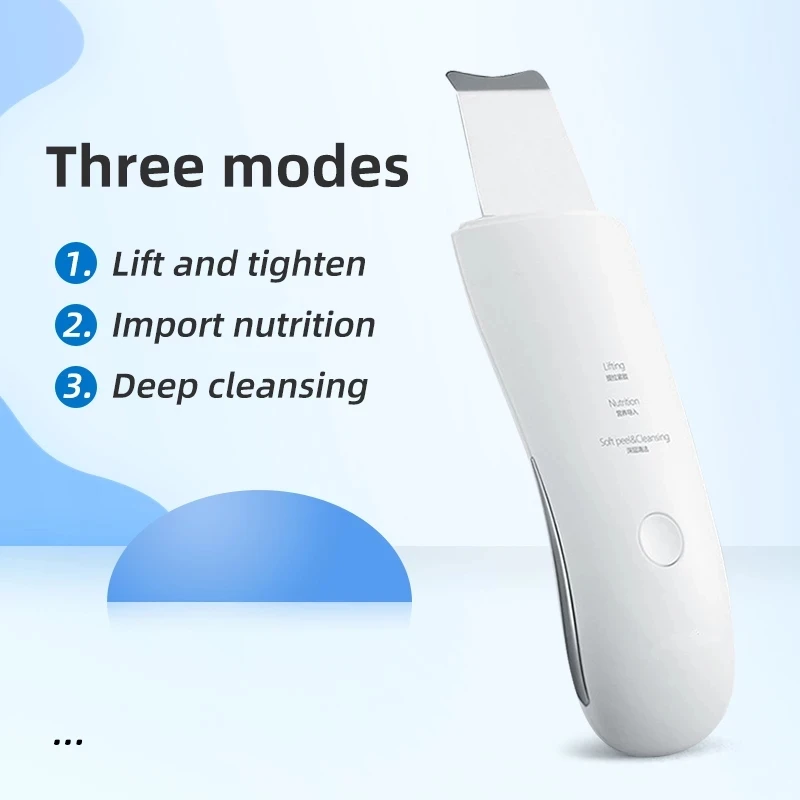 Beste Konka Ultrasone Facial Skin Scrubber Cleaner Ion Acne Comedondrukker Peeling Schop Cleaner Facial Massager Huidverzorging