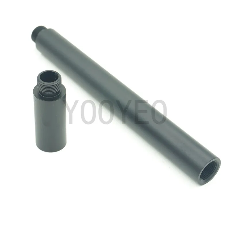 

Barrel Tube 14mm-CW Airsoft Shooting Front Rear End 14mm Clockwise Thread Outer Diameter 19mm Right-Hand Thread Bullet Gun Black
