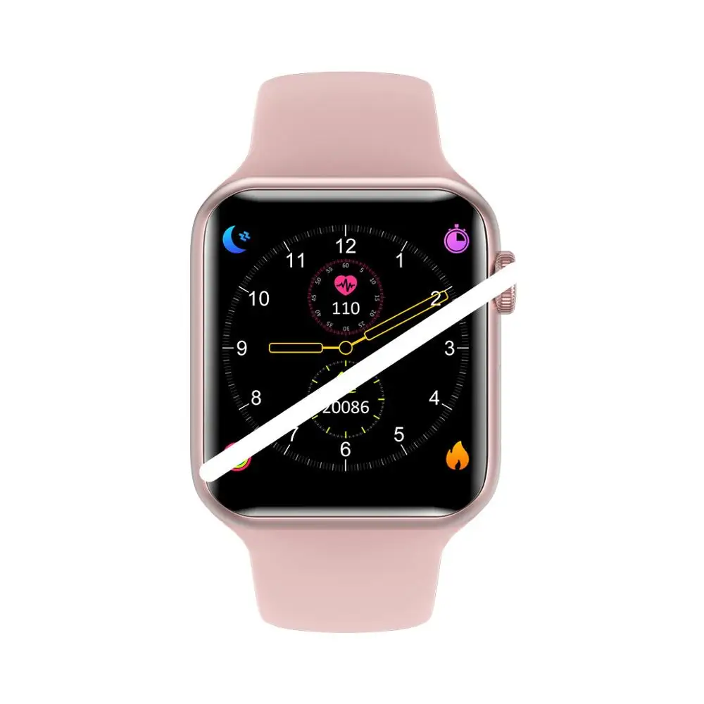 SmartWatch V6 Heart Rate Monitor waterproof Smart watch women man for IOS Apple iPhone Android phone PK watch 5 IWO 11/12 P68/70 - Цвет: gold