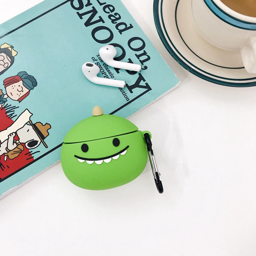 910001 Q UNCLE Bulldog защитный чехол для Apple Airpods беспроводной Bluetooth 2 поколения Tide индивидуальность стерео силиконовая гарнитура коробка - Цвет: 910001