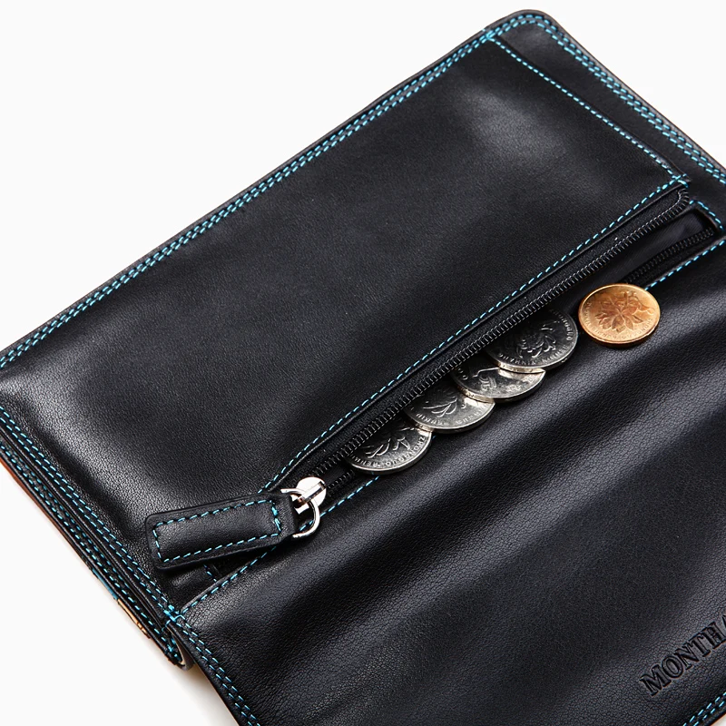 

2020 New Birthday Gift Fashion Famous Mens Long Wallet Business Men hand bag Mobile Purse with Coin Bag Free Shipping