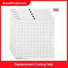 5 шт., сменный коврик для резки, прозрачный клейкий коврик для резки с мерной сеткой 12 на 12 дюймов для силуэта, Камея