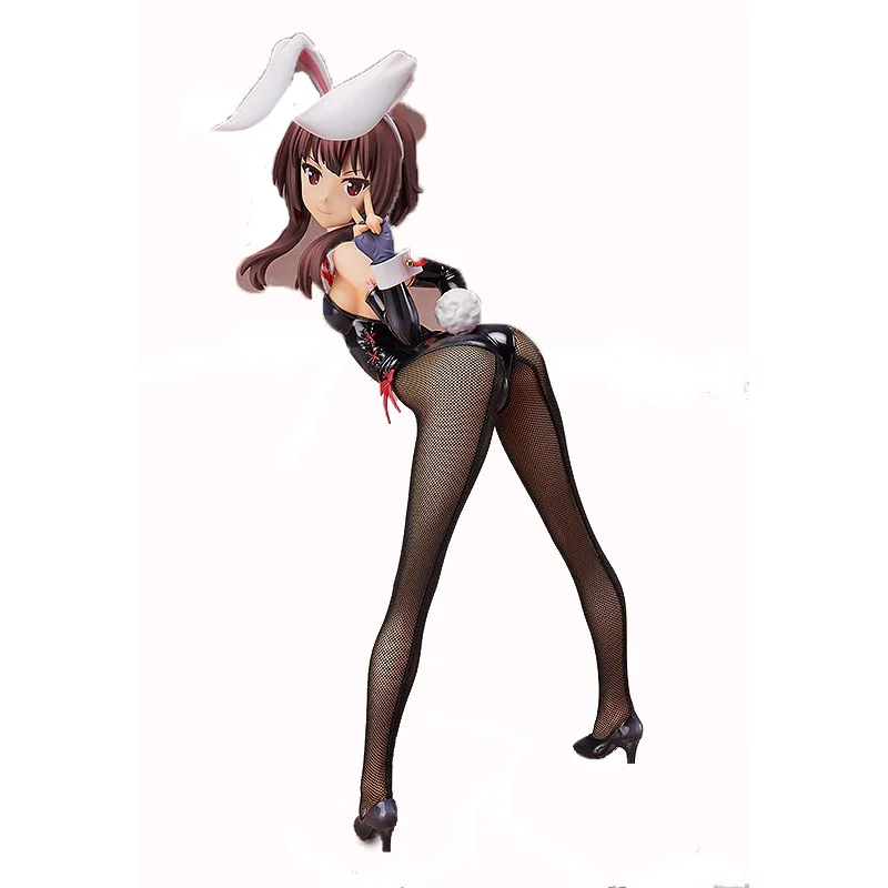 

FREEing Kono Subarashii Sekai ni Shukufuku Megumin Bunny Ver PVC Action Figure Stand Anime Sexy Figure Model Collection Doll