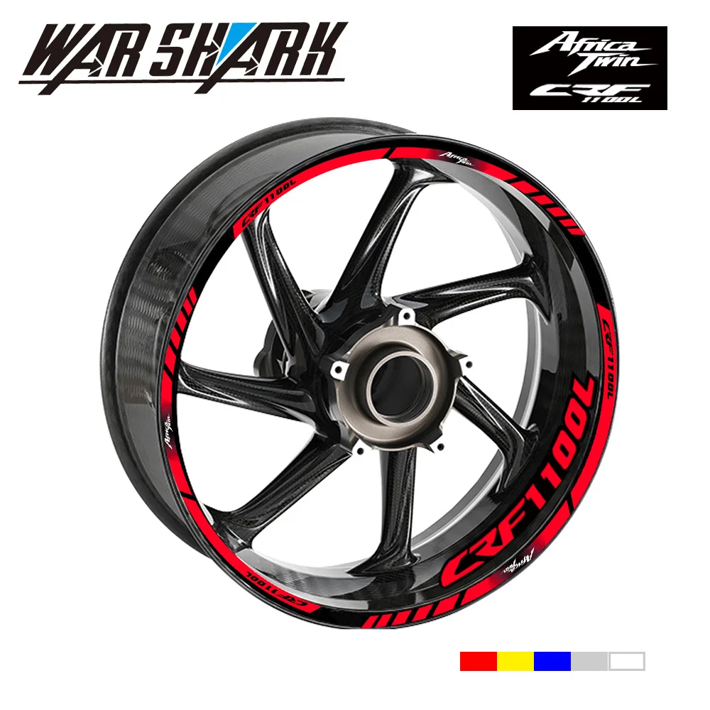 

Rim Sticker Fits For Honda CRF1100L CRF 1100L Africa Twin Motorcycle Accessories Reflective Wheel Stripe Front Rear Decal Cover