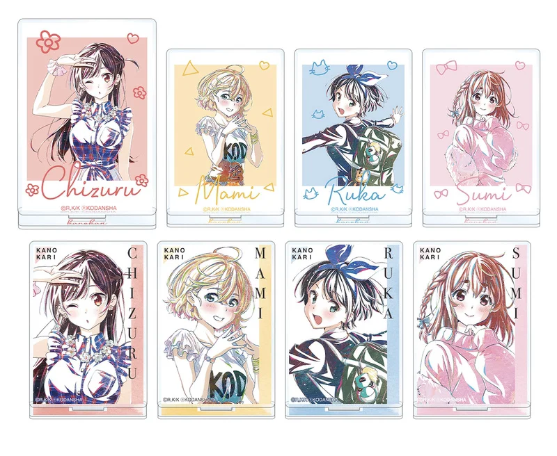 

Аниме Аренда девушки Kanojo Okarishimasu Ichinose chizulu Sakurasawa Sumi фигурка на акриловой подставке модель пластина Косплей игрушка подарок