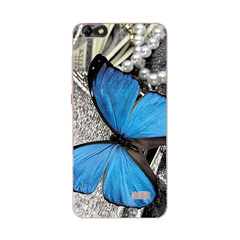 Phone Case For Huawei Honor 4C G Play Mini 5.0" Relief Cartoon Animal Cat Cover Coque Funda Bag Back Shell | Мобильные телефоны