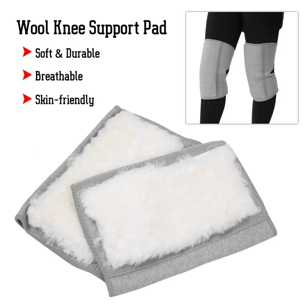 

1Pair Wool High Elastic Breathable Knee Pads Avoid Arthritis Warm Cold And Windproof Leggings Breathable Sports Knee Pads Unisex