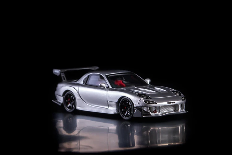 YM модель 1:64 Mazda RX-7 Amemiya Серебряная автомобиля | Игрушки и хобби
