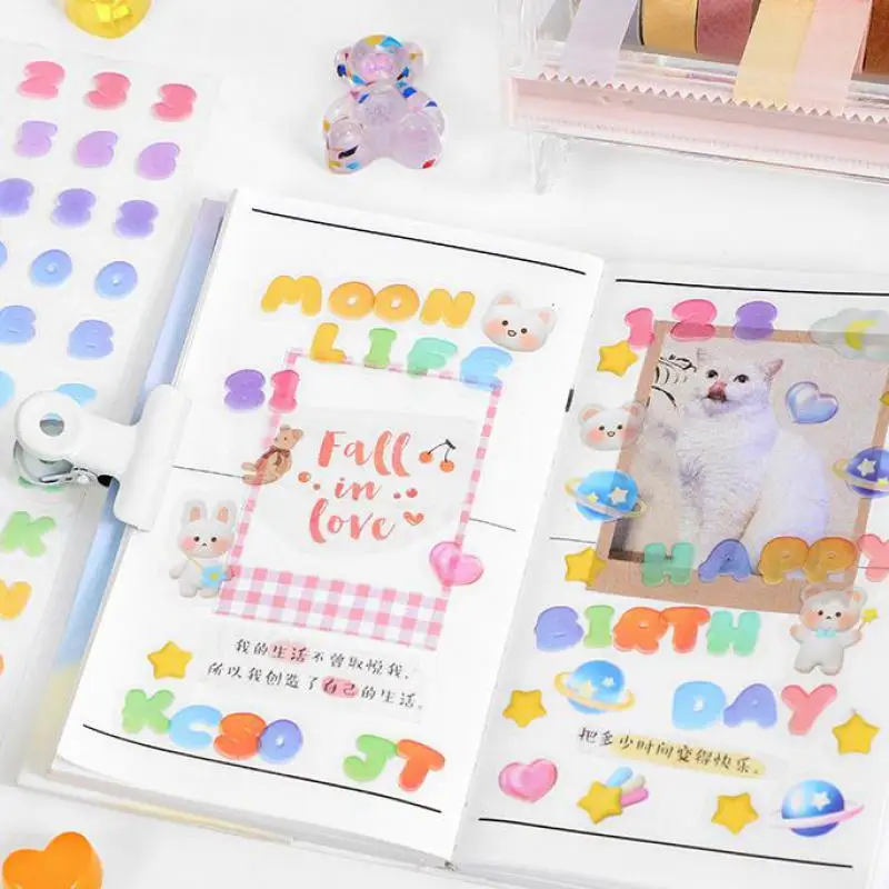 

Watercolor Stickers Cartoon Number Decorative Sticker for Scrapbooking, Kid DIY Arts Crafts, Album,Journaling, Journal, Planners